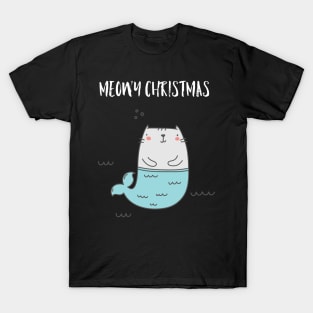 Meowy Christmas T-Shirt